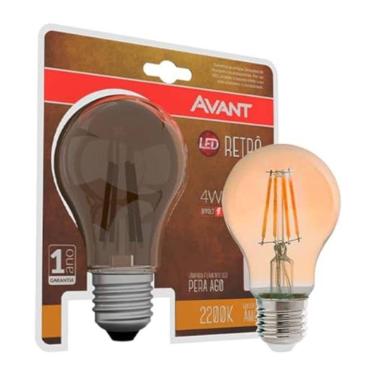 Imagem de Lâmpada Led Pera E-27 4w 2200k Retro Avant