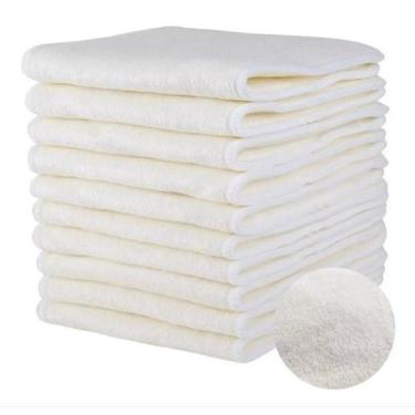 Imagem de Kit 5 Absorventes Microfibra P/fraldas Ecológicas 5 Camadas - Meebaby