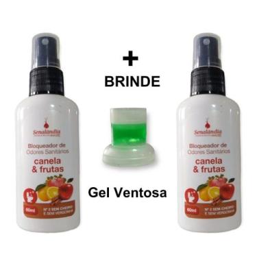 Imagem de 2 Bloqueador Odor Sanitário Banheiro Zero Cheiro Free Coco Potente For