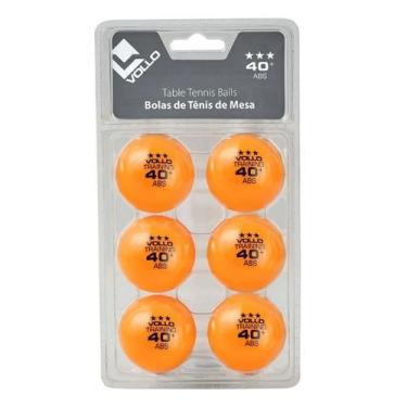 Imagem de Bola De Tênis De Mesa Ping-Pong Training 3 Estrelas Abs 6 Unidades - R