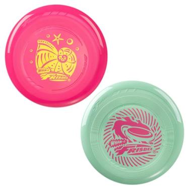 Imagem de Wham-O Frisbee, disco de voo ao ar livre de 70 g de 23 cm, disco esportivo leve e durável para iniciantes e crianças a partir de 5 anos, ótimo para escola, prêmios de jogos, festa, jogos de quintal