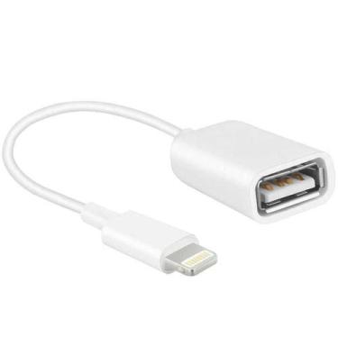 Imagem de Cabo Adaptador Otg Usb Lightning  - Eletronica Castro