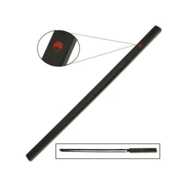 Imagem de Espada Naruto Shippuden Katana Sasuke Uchiha Bainha Preta Lamina de Ba