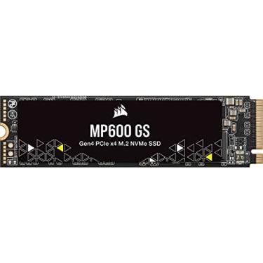 Imagem de Corsair SSD MP600 GS 1TB PCIe Gen4 x4 NVMe M.2 – TLC NAND de alta densidade – M.2 2280 – Compatível com DirectStorage – até 4.800 MB/s – Ótimo para notebooks PCIe 4.0 – Preto