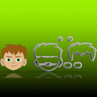 Imagem de Cortador Ben 10 Modular Tamanho 6cm