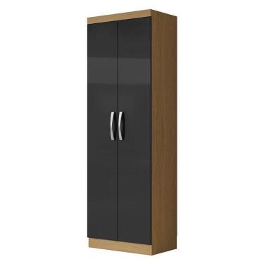 Imagem de Armário Multiuso 2 Portas New 2000192 Atacama Grafite - Aramóveis