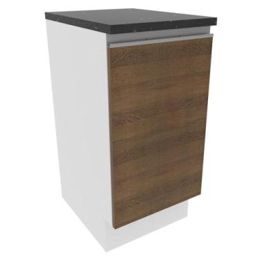 Imagem de Balcão Acordes Glamy 100% MDF 40cm 1 Porta Rustic Madesa