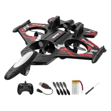 Imagem de predolo Avião de Controle Remoto com Iluminação LED, Simples de Operar, Compacto, 4 Canais, Vermelho 1RC
