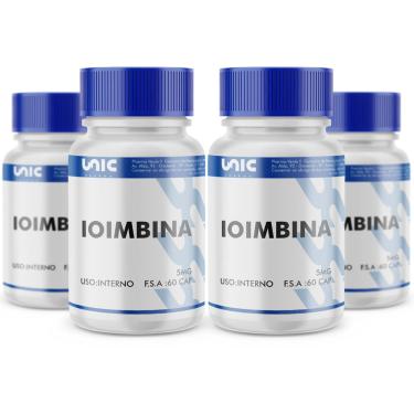 Imagem de Kit 4 Ioimbina 5mg 60 caps