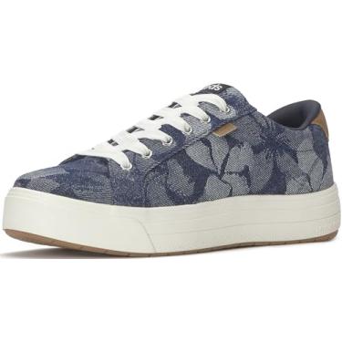 Imagem de Keds Tênis feminino Park com cadarço, Jeans floral azul, 5.5 Wide