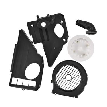 Imagem de Generic Conjunto de tampa do ventilador de refrigeração Air Director Peças de reposição compatíveis Acessórios pretos de alto desempenho para 125 150cc