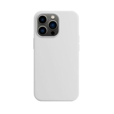 Imagem de Capa Capinha Silicone Compatível com iPhone 13 Pro - GCM, Branco