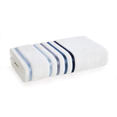 Imagem de Toalha Banhão Lumina Karsten 86 X 150 Cm Branco/ul