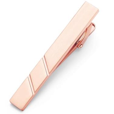 Imagem de HONEY BEAR Barra de prendedor de gravata masculina de 1,97/5,4 cm para presente de casamento de negócios de tamanho normal, 5/5,4 cm, Prata preta e dourada, 5/5.4cm