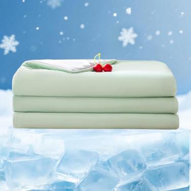 Imagem de Wamsound Edredom refrescante tamanho solteiro leve cobertor refrescante para dormir quente roupa de cama de verão para se manter fresco para suores noturnos - colcha macia e respirável (59 × 78