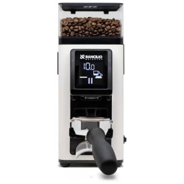 Imagem de Moedor de Café Elétrico Ajustável com Painel Digital, 110V, Rancilio, Branco