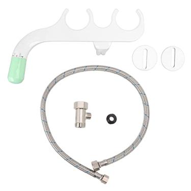 Imagem de Bidê Autolimpante Bidê Chuveiro Lavador de Topo de Vaso Sanitário Bidê Assento de Vaso Sanitário Aquecido 7/8 Tee de Cobre Bico Duplo Material ABS Não é Necessária Fonte de