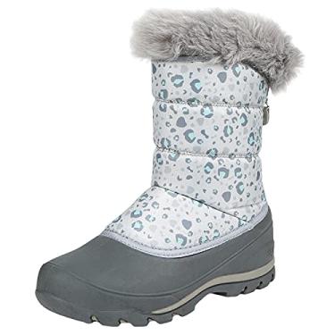 Imagem de Northside Bota feminina para frio com isolamento Ava, Cinza/Azul claro, 10