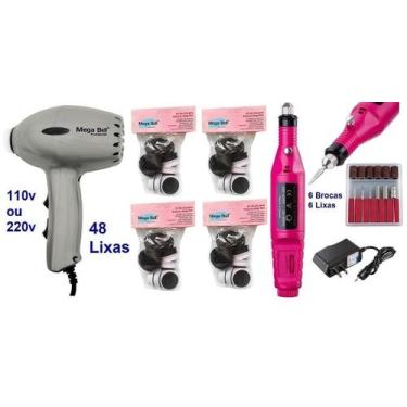 Imagem de Pedicuro Elétrico Compact Esfoliador para os Pés Prata + 48 Lixas + Li