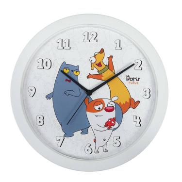 Imagem de Relógio De Parede Herweg Ref: 6013-021 Branco Boris E Rufus