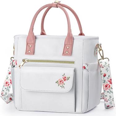 Imagem de Lancheira GLORIEROO Deluxe Isolada Floral 28x17x25cm