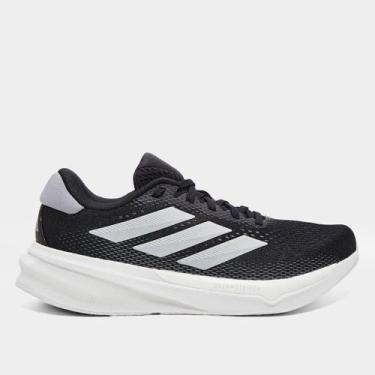 Imagem de Tênis Adidas Supernova Stride 2 Feminino, Preto, Cinza, 34