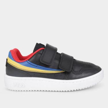 Imagem de Tênis Infantil Fila Arcade Vlc, Preto, Azul, 31
