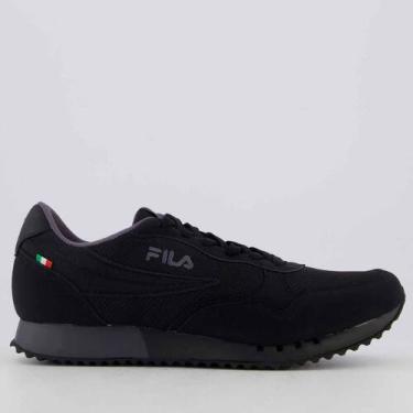 Imagem de Tênis Fila Euro Jogger Sport II Preto e Grafite, 43