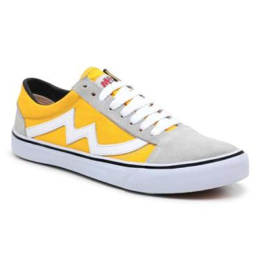 Imagem de Tenis Casual Skool Old Tendência - Master Feet, Amarelo, 43