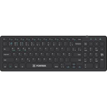 Imagem de Teclado Sem Fio Office KB11 Full Bluetooth Preto Fortrek