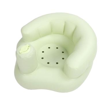 Imagem de aqxreight Baby Inflable Couch PVC Fofo Confortável Portátil Embutido na Bomba Cadeira Inflável para Tomar Banho Em Comer sofá de Brinquedo é Feita de bebê Inflável bebê