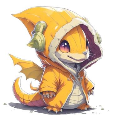 Imagem de Adesivo de Parede Infantil Estilo Anime Monstros Fofinhos Decorativo para Quarto 50x50cm