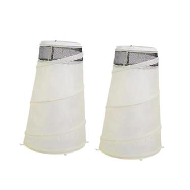 Imagem de IEUDNS Capa protetora para roseiras, proteção contra congelamento, jaqueta para plantas, protetor de flores e árvores de jardim, 32,7 cm x 23,8 cm x 49,9, 2 Unidades