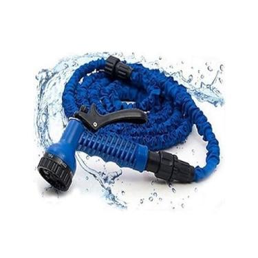 Imagem de Mangueira Magica de Jardim Retrátil 15m/30m Metros Flexível 7 Tipos de Jatos AZUL/VERDE (AZUL,15M)