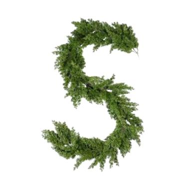 Imagem de oshhni Guirlanda de Natal, Decoração Natalina, Ornamento, Guirlanda de Folhagem Artificial para Caminho de Mesa, Centro de Mesa, Festa de Fim de Ano, Uso, 136 Dicas de Ramificação