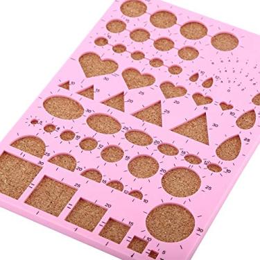 Imagem de Generic Ferramenta de Recortes de Papel, Kits de Recortes para Adultos, Faça você Mesmo, Modelo de Artesanato de Papel, Ferramenta de Cozinha para Flores, Folhas, Animais para álbum de (Rosa)
