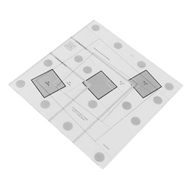 Imagem de Matybobe Régua para estofamento de cabana de madeira régua de acrílico transparente ferramenta de acabamento para costura de colcha, desenho (25 cm)