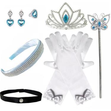 Imagem de Set de accesorios de disfraz Yosbabe princesa Cenicienta para niñas