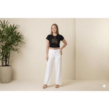 Imagem de Baby Look Evangélica Eu Escolhi Cristo Premium Algodão 30.1 - Tenella,