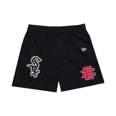 Imagem de Shorts Casuais De Basquete Masculinos Em Malha Floral Para O Verão Eri