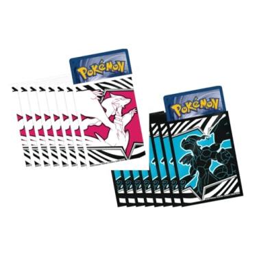 Imagem de Official Pokemon TCG Sleeves - Black Bolt & White Flare ETB Exclusive! (Reshiram/Zekrom Design) [Styles May Vary!] 65 Count - Card Protectors - Tournament Legal