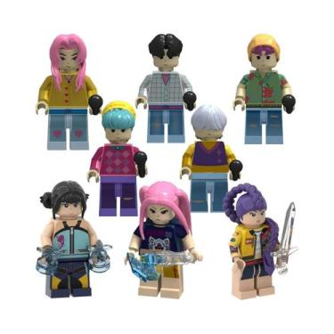 Imagem de Blocos De Montar Estilo LEGO Kpop Demon Hunters Mini Figuras Personage