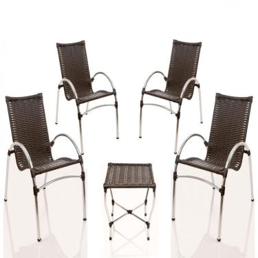 Imagem de Conjunto Poltronas Para Varanda Edícula Jardim Pedra Ferro