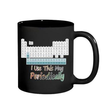 Imagem de Caneca de química engraçada Eu uso esta caneca periodicamente 330 ml -