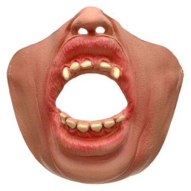 Imagem de Máscara de cosplay Halloween Half Face Creative Scar Spoof M - yiweisa