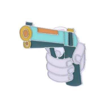 Imagem de Brooch Pins Cartoon Gun Creative Alloy Lapel Badge - yiweisai