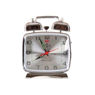 Imagem de Despertador mecânico vintage com sinos duplos 15x10cm - yiweisai