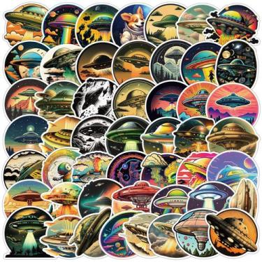 Imagem de Adesivos, 50 unidades/lote, vinil Ufo, adesivos de grafite à prova d'á