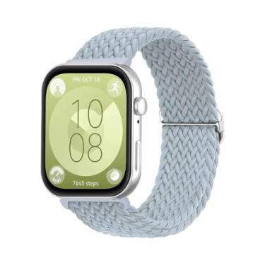 Imagem de Pulseira Trançada De Nylon Para Huawei Watch Fit 3 2 1, Faixa Solo Loo