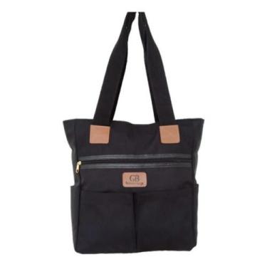 Imagem de Bolsa Casual Ombro R. Martino Tecido Feminina, Preto